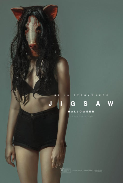 1000 piece jigsaw puzzle for the movie poster: Jigsaw (2017) ver6