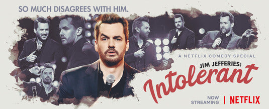 1000 piece jigsaw puzzle for tv poster: Jim Jefferies: Intolerant