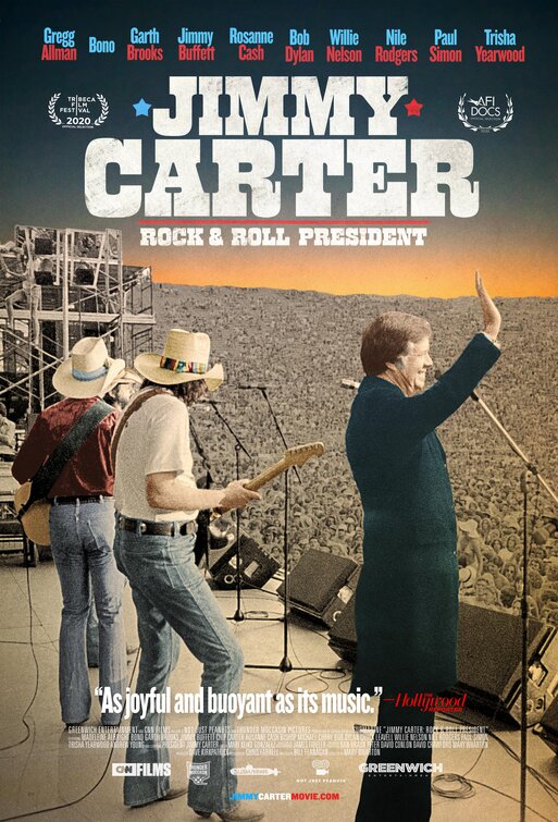 1000 piece jigsaw puzzle for the movie poster: Jimmy Carter: Rock & Roll President (2020)