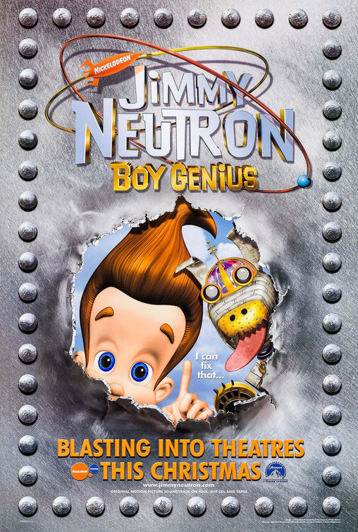 the movie poster: Jimmy Neutron: Boy Genius (2001) ver1