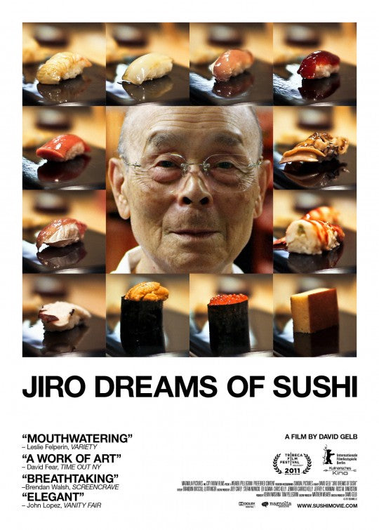 1000 piece jigsaw puzzle for the movie poster: Jiro Dreams of Sushi (2011)