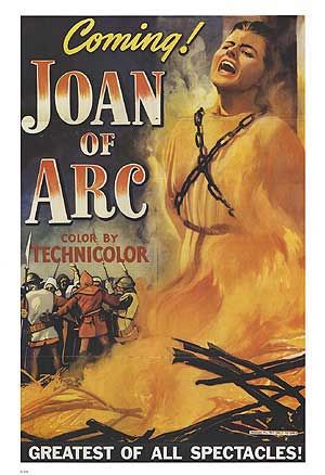 the movie poster: Joan of Arc (1948)