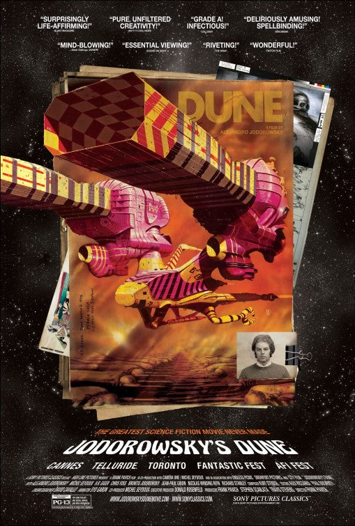 1000 piece jigsaw puzzle for the movie poster: Jodorowsky's Dune (2013) ver3