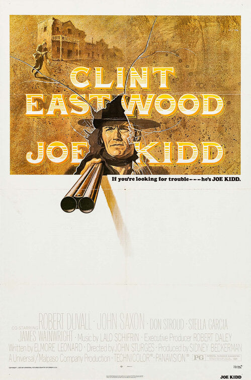 the movie poster: Joe Kidd (1972)