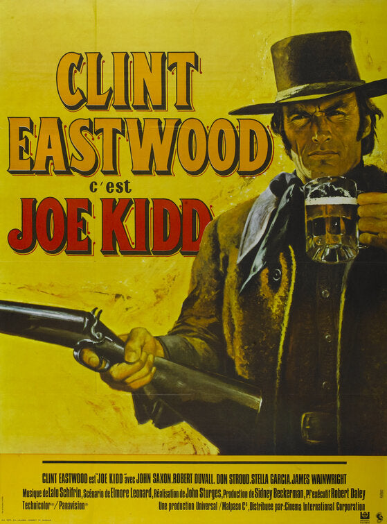 1000 piece jigsaw puzzle for the movie poster: Joe Kidd (1972) ver3