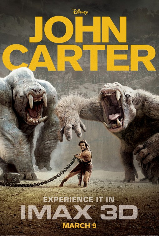 1000 piece jigsaw puzzle for the movie poster: John Carter (2012) ver6