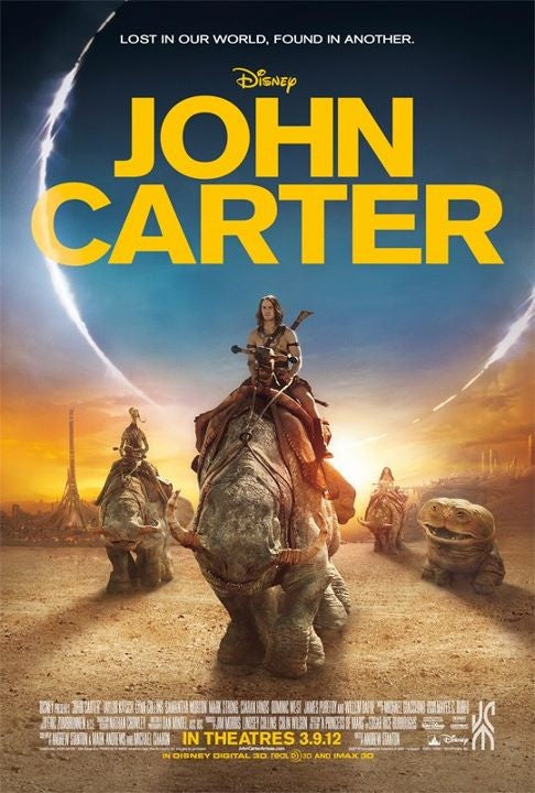 1000 piece jigsaw puzzle for the movie poster: John Carter (2012) ver7