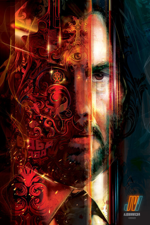 1000 piece jigsaw puzzle for the movie poster: John Wick: Chapter 4 (2023) ver20