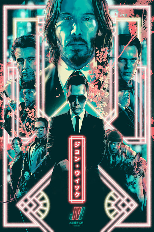 1000 piece jigsaw puzzle for the movie poster: John Wick: Chapter 4 (2023) ver25