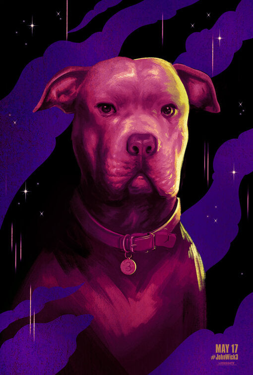 1000 piece jigsaw puzzle for the movie poster: John Wick: Chapter 3 - Parabellum (2019) ver19
