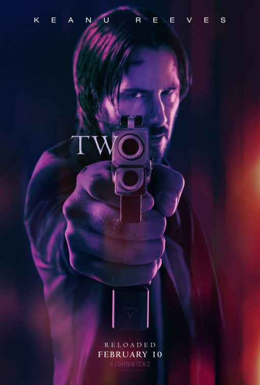 1000 piece jigsaw puzzle for the movie poster: John Wick: Chapter Two (2017) ver12