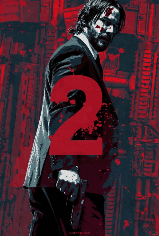 1000 piece jigsaw puzzle for the movie poster: John Wick: Chapter Two (2017) ver13
