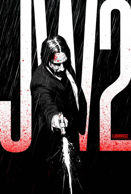 1000 piece jigsaw puzzle for the movie poster: John Wick: Chapter Two (2017) ver15