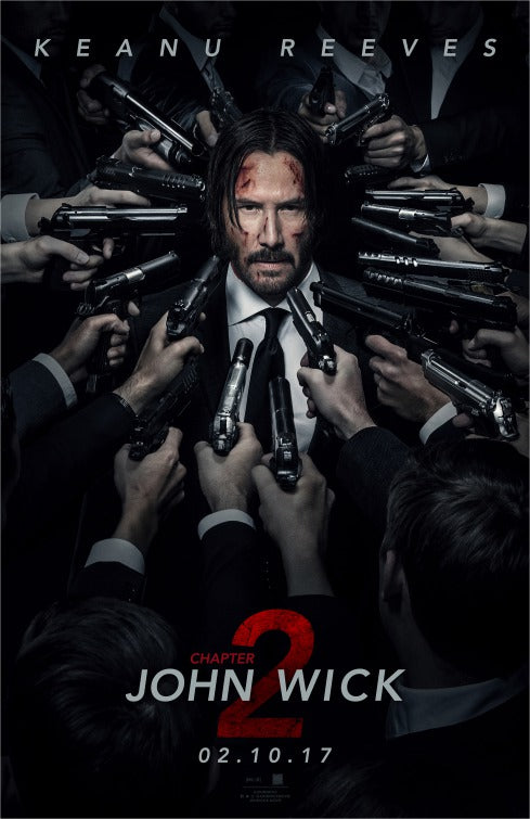 1000 piece jigsaw puzzle for the movie poster: John Wick: Chapter Two (2017) ver2