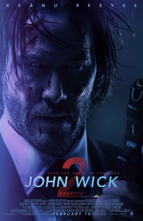 1000 piece jigsaw puzzle for the movie poster: John Wick: Chapter Two (2017) ver4