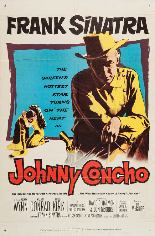 1000 piece jigsaw puzzle for the movie poster: Johnny Concho (1956)