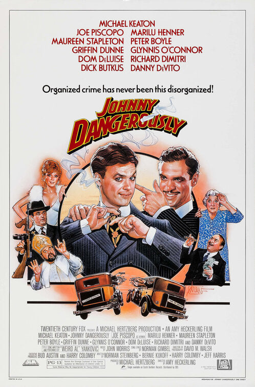 the movie poster: Johnny Dangerously (1984)