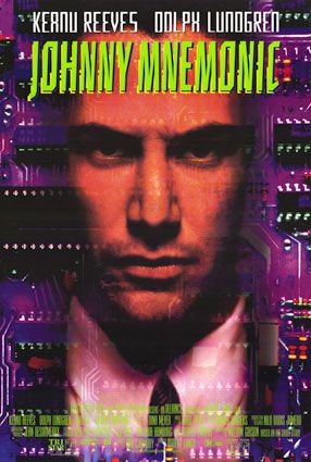 the movie poster: Johnny Mnemonic (1995) ver4