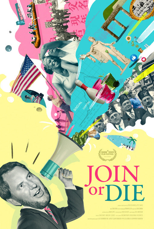1000 piece jigsaw puzzle for the movie poster: Join or Die (2023)