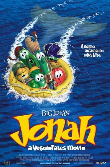1000 piece jigsaw puzzle for the movie poster: Jonah: A VeggieTales Movie (2002) ver2
