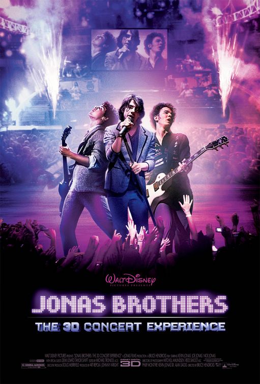 the movie poster: Jonas Brothers: The 3D Concert Experience (2009) ver2