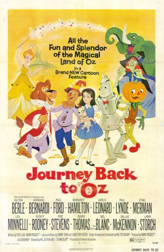 the movie poster: Journey Back to Oz (1974)