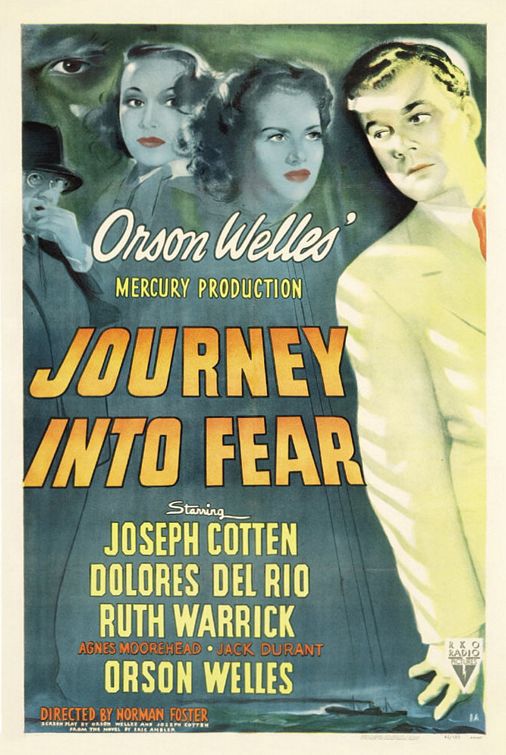the movie poster: Journey Into Fear (1943)