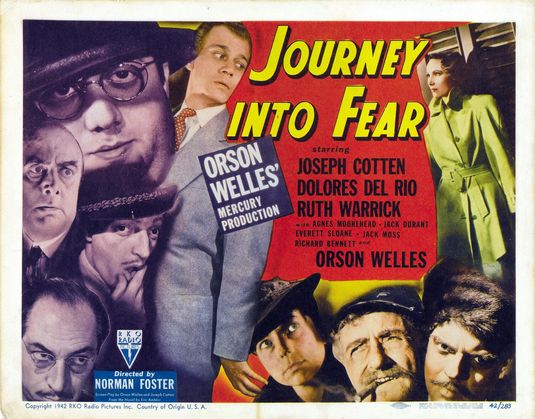 the movie poster: Journey Into Fear (1943) ver2