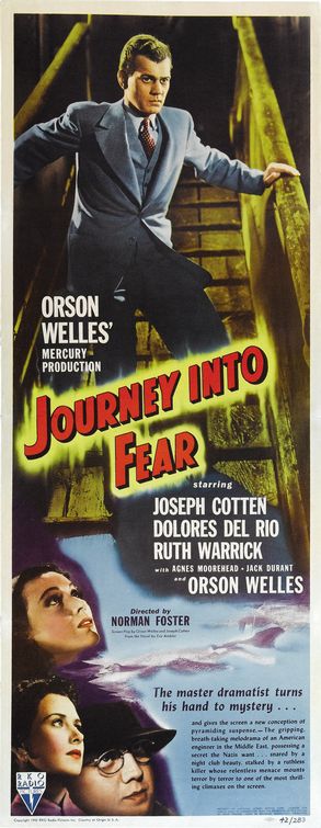 the movie poster: Journey Into Fear (1943) ver3