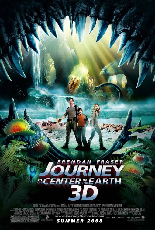 the movie poster: Journey to the Center of the Earth 3D (2008)