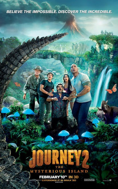 1000 piece jigsaw puzzle for the movie poster: Journey 2: The Mysterious Island (2012) ver6