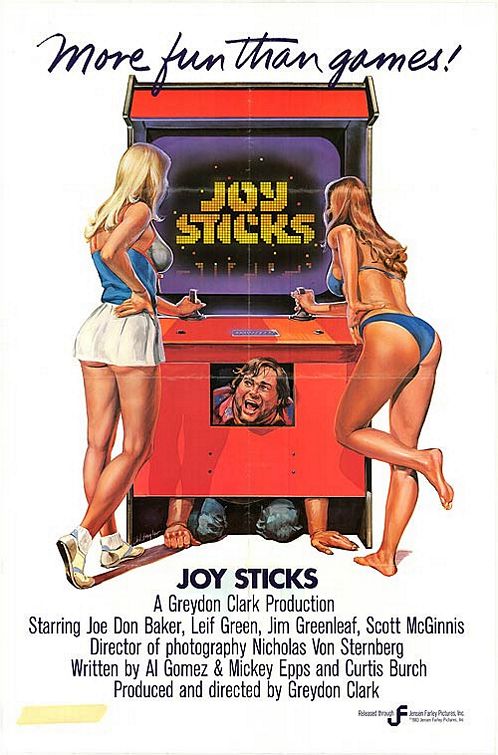 1000 piece jigsaw puzzle for the movie poster: Joysticks (1983)