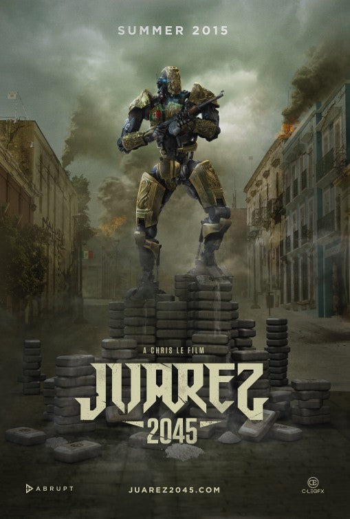 1000 piece jigsaw puzzle for the movie poster: Juarez 2045 (2015)