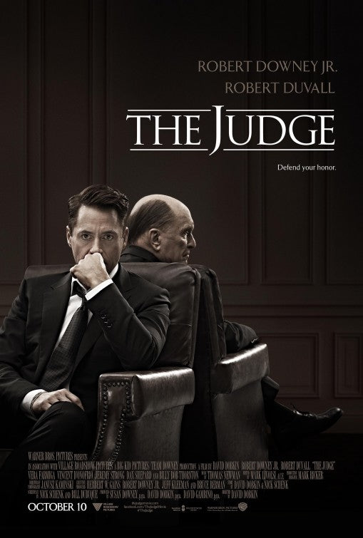 1000 piece jigsaw puzzle for the movie poster: The Judge (2014)