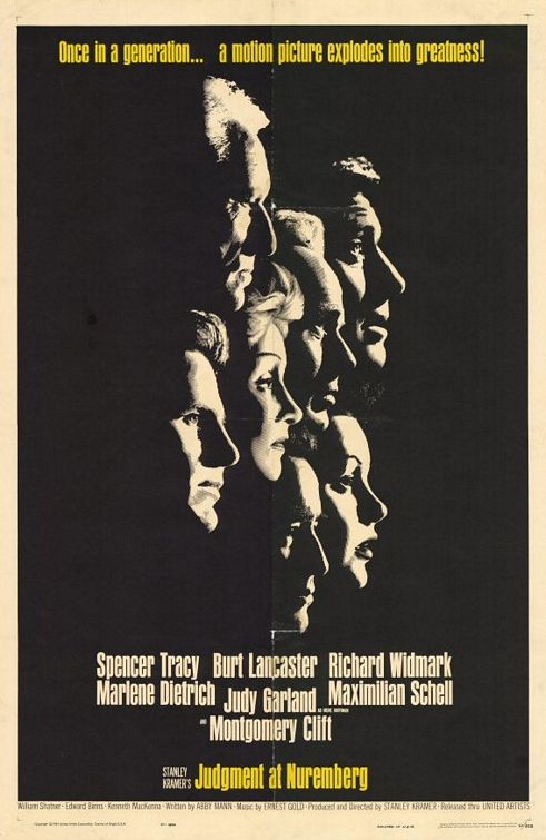 the movie poster: Judgement at Nuremberg (1961)