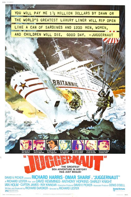 the movie poster: Juggernaut (1974)