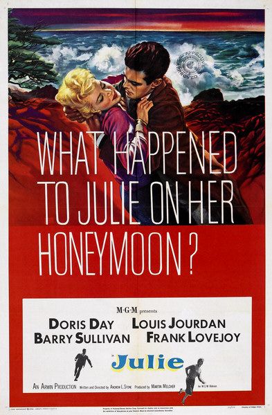 the movie poster: Julie (1956)
