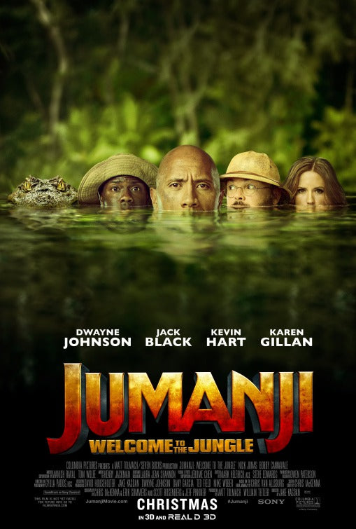 1000 piece jigsaw puzzle for the movie poster: Jumanji: Welcome to the Jungle (2017) ver3