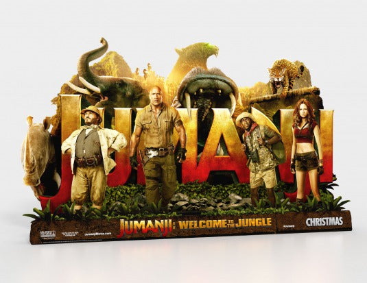 1000 piece jigsaw puzzle for the movie poster: Jumanji: Welcome to the Jungle (2017) ver4