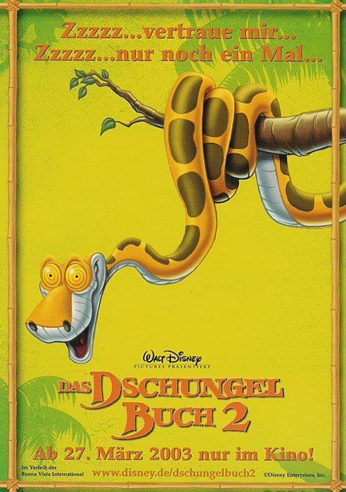 the movie poster: The Jungle Book 2 (2003) ver4