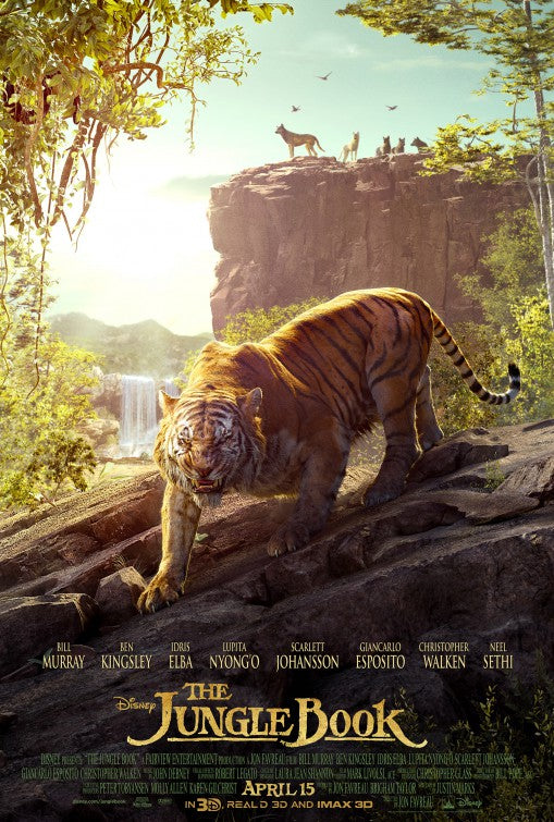 1000 piece jigsaw puzzle for the movie poster: The Jungle Book (2016) ver3