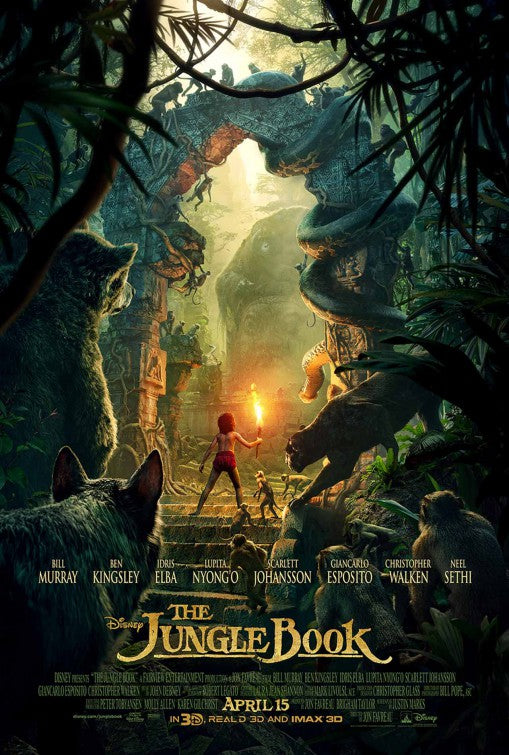 1000 piece jigsaw puzzle for the movie poster: The Jungle Book (2016) ver6