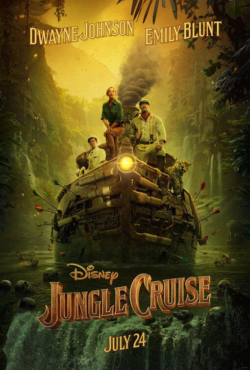 1000 piece jigsaw puzzle for the movie poster: Jungle Cruise (2021)