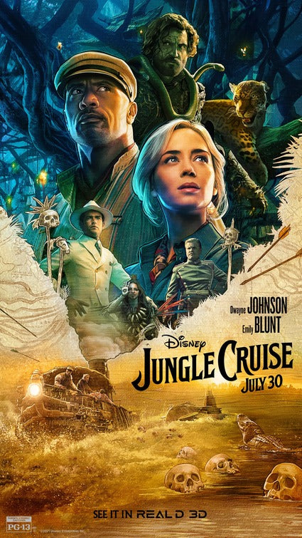 1000 piece jigsaw puzzle for the movie poster: Jungle Cruise (2021) ver15