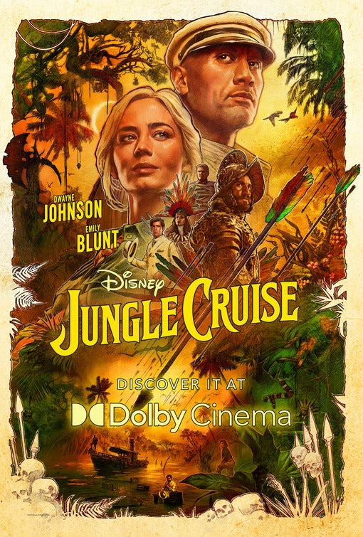 1000 piece jigsaw puzzle for the movie poster: Jungle Cruise (2021) ver16