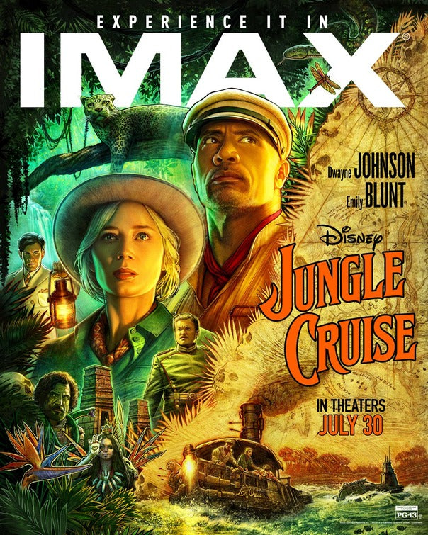1000 piece jigsaw puzzle for the movie poster: Jungle Cruise (2021) ver18