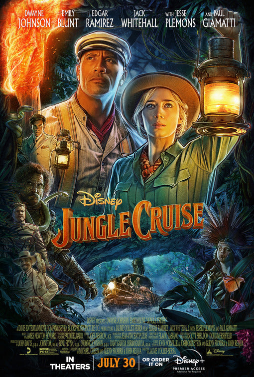 1000 piece jigsaw puzzle for the movie poster: Jungle Cruise (2021) ver6