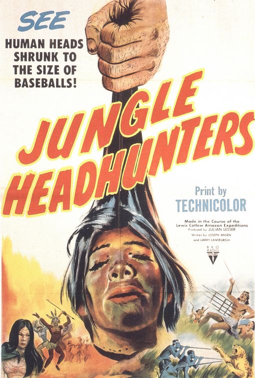 the movie poster: Jungle Headhunters (1951)
