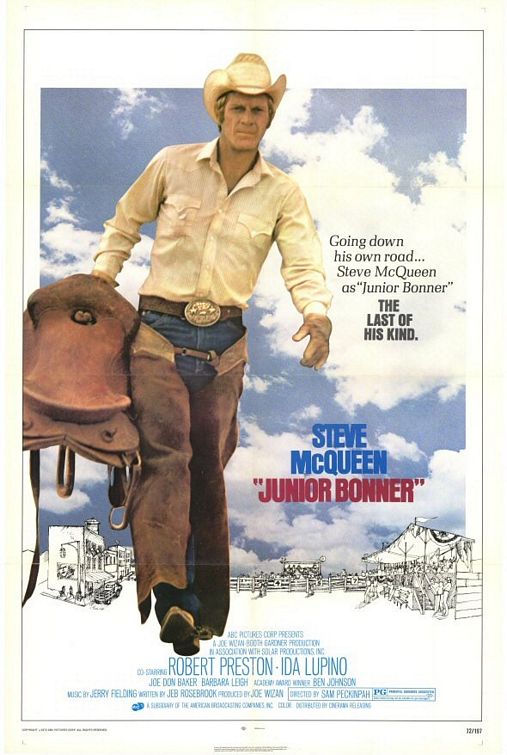 the movie poster: Junior Bonner (1972)
