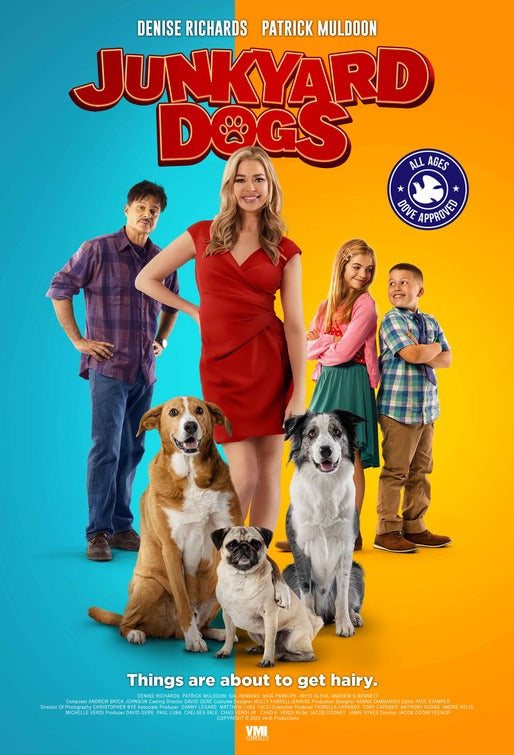 1000 piece jigsaw puzzle for the movie poster: Junkyard Dogs (2022)